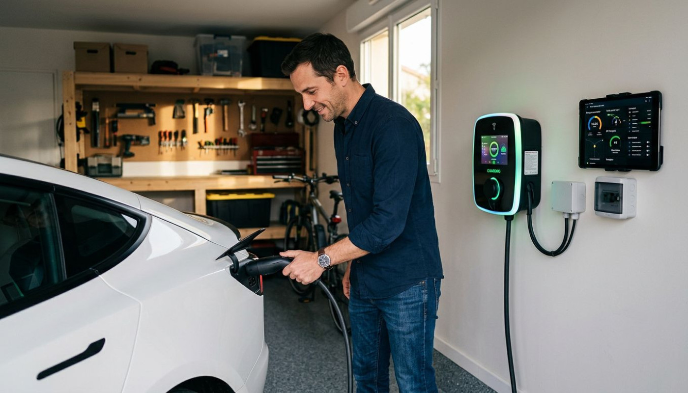 Installer une borne de recharge à domicile : la domotique y prend part
